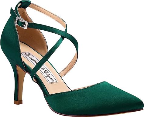 dark green court shoes ladies.